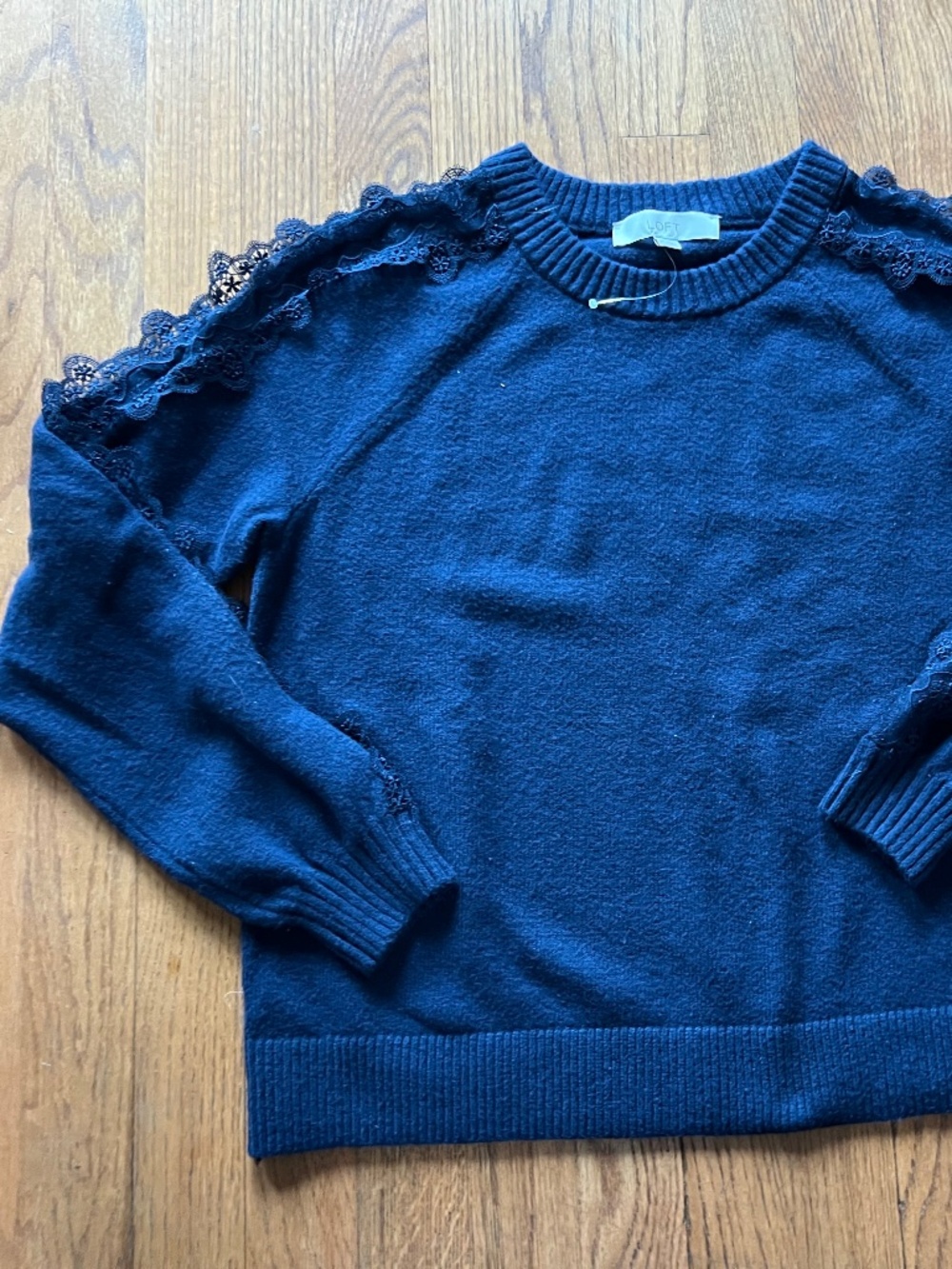 Loft navy blue sweater